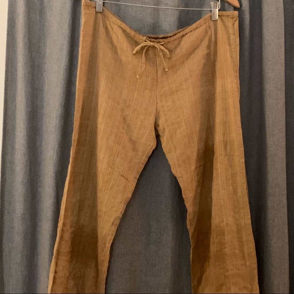 Matta cotton drawstring cropped pants
